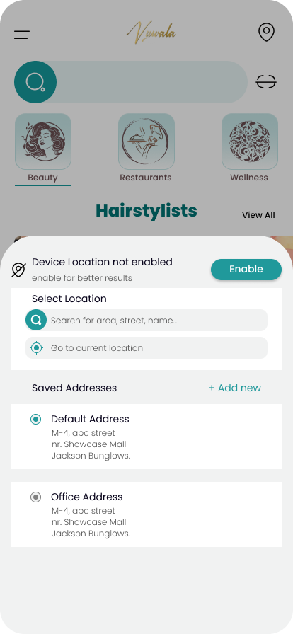 SculptVA client app screen 2